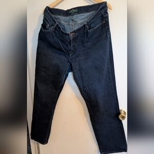 Ralph Lauren Women's Dark Blue Straight Jeans